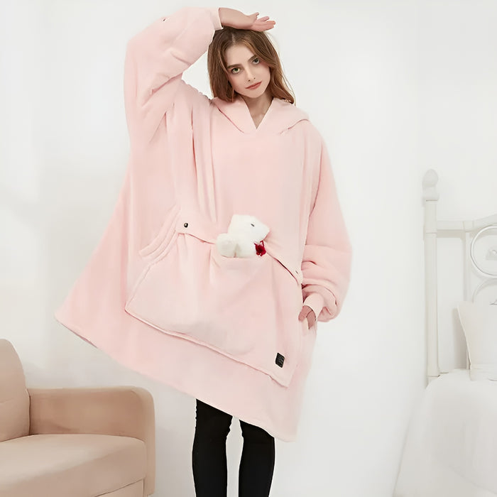 Cozy Oversized Hoodie With Heating Option