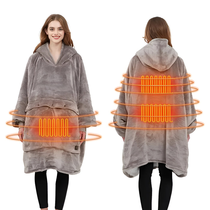 Cozy Oversized Hoodie With Heating Option