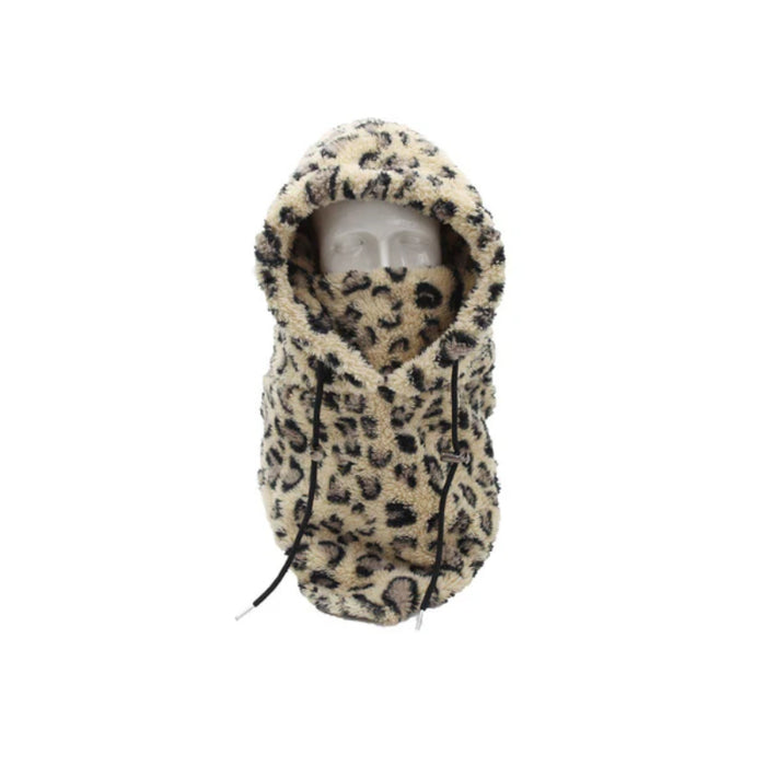 Winter Outdoor Sherp Hooded Sports Windproof Mask