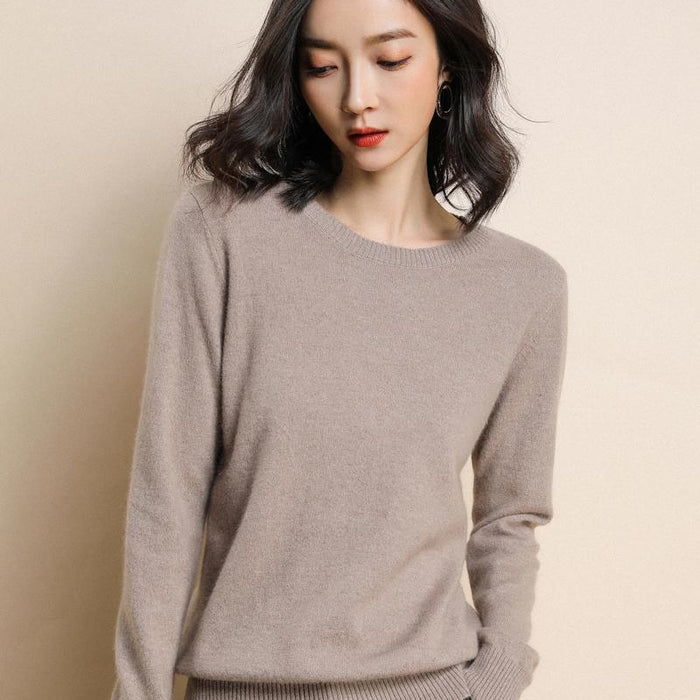 Solid Colors Spring Winter Wool Sweater