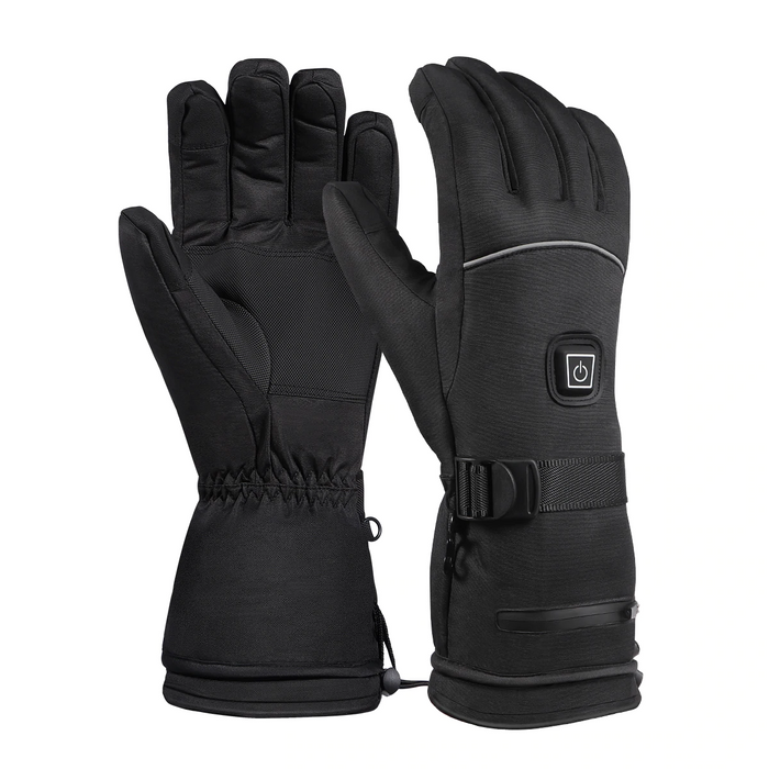 Electric Battery Heated Gloves - Waterproof, Thermal Heat, Touch Screen Finger Tips