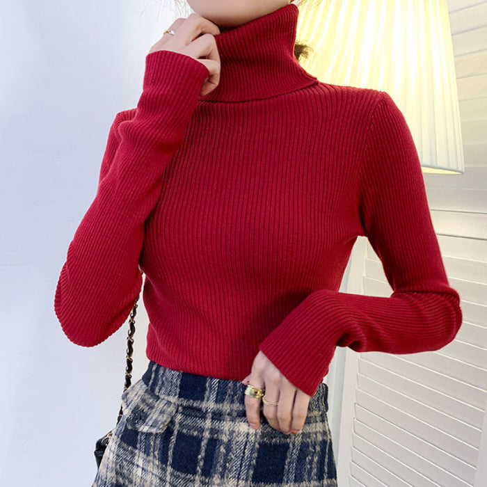 Women Pullover Turtleneck Sweaters