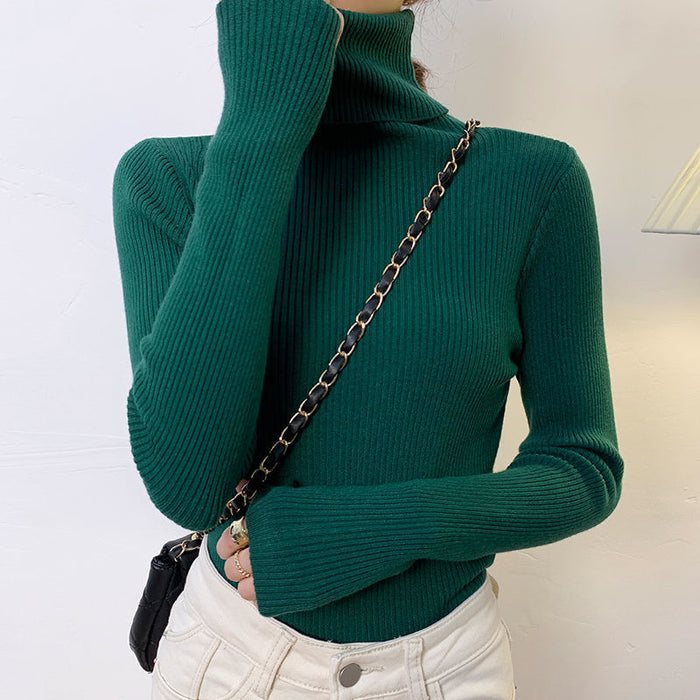 Women Pullover Turtleneck Sweaters