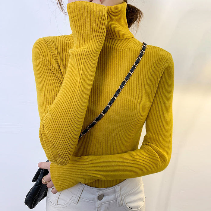 Women Pullover Turtleneck Sweaters