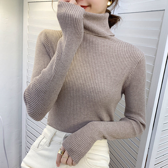 Women Pullover Turtleneck Sweaters