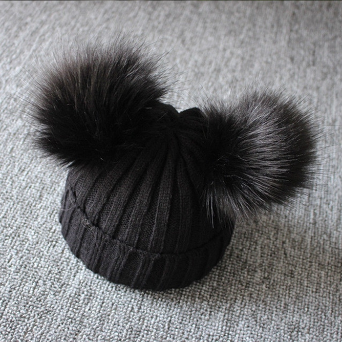 Baby Winter Furry Beanie Cap