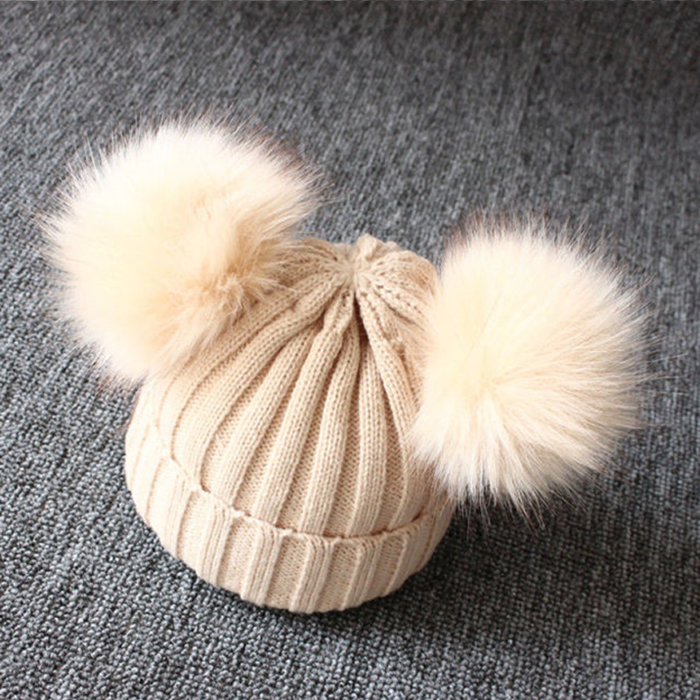 Baby Winter Furry Beanie Cap