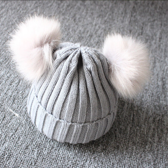 Baby Winter Furry Beanie Cap