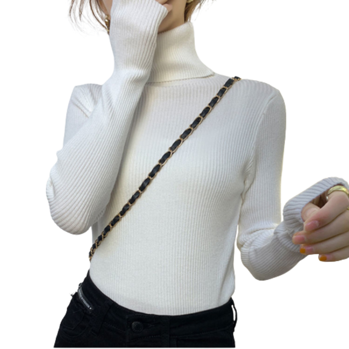 Women Pullover Turtleneck Sweaters