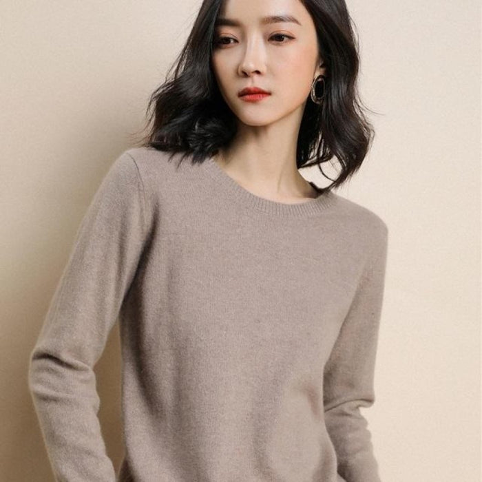 Solid Colors Spring Winter Wool Sweater