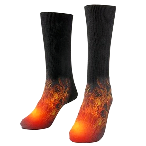 Electric Rechargeable Battery-Powered Heated Socks