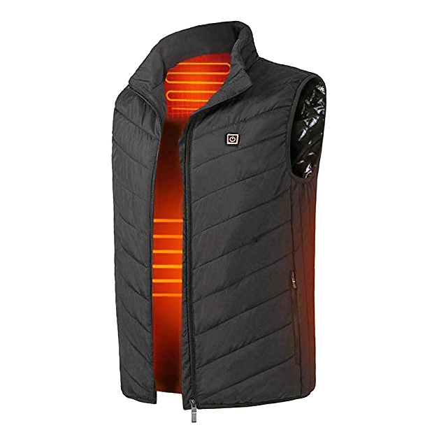 Electric Thermal Heated Vest With Rechargeable Battery Waterproof Insulated