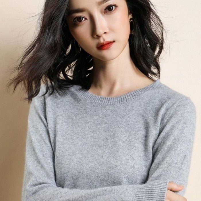 Solid Colors Spring Winter Wool Sweater