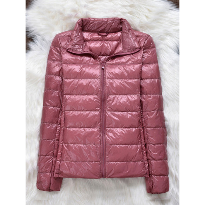 Winter Women Ultralight Thin Down Jacket