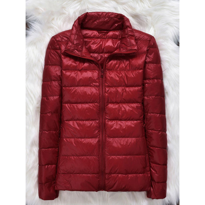 Winter Women Ultralight Thin Down Jacket