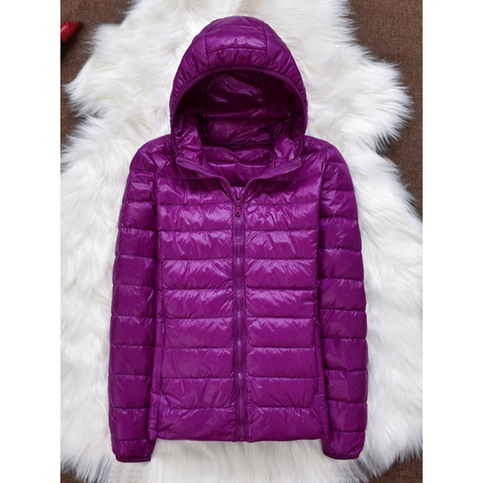 Winter Women Ultralight Thin Down Jacket