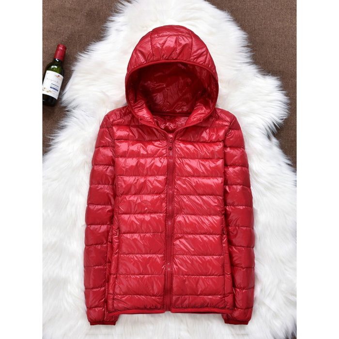 Winter Women Ultralight Thin Down Jacket