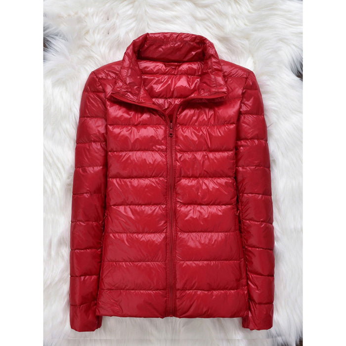 Winter Women Ultralight Thin Down Jacket