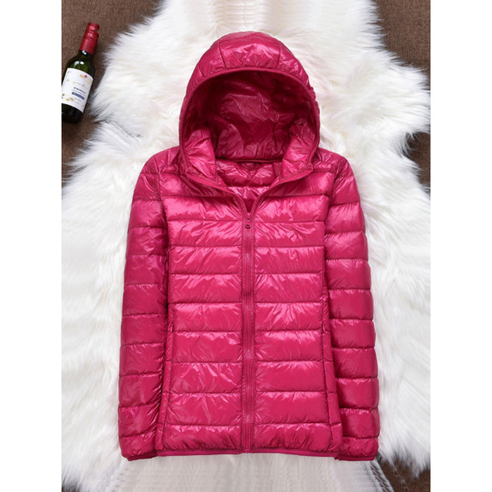 Winter Women Ultralight Thin Down Jacket