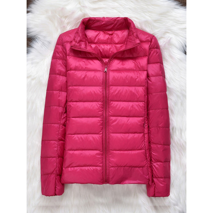 Winter Women Ultralight Thin Down Jacket