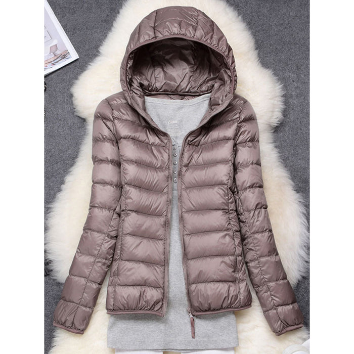 Winter Women Ultralight Thin Down Jacket