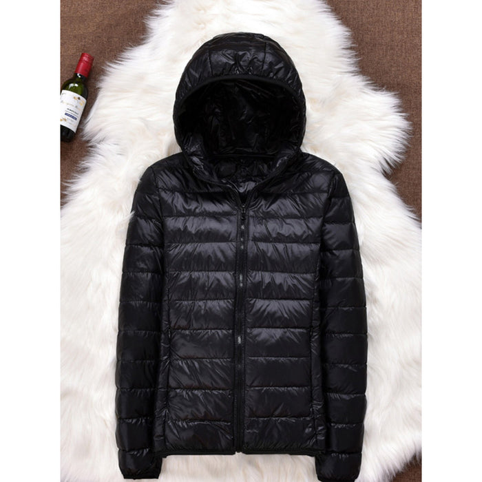 Winter Women Ultralight Thin Down Jacket