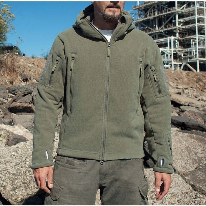 Military Winter Thermal Fleece Tactical Men Jacket