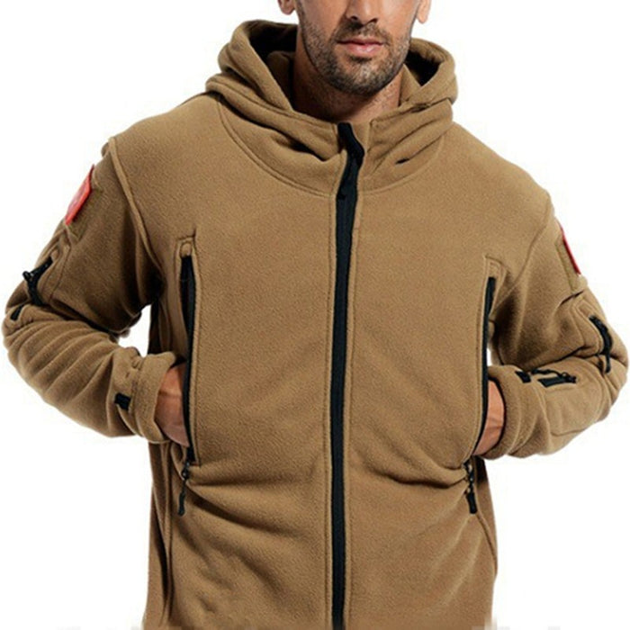 Military Winter Thermal Fleece Tactical Men Jacket