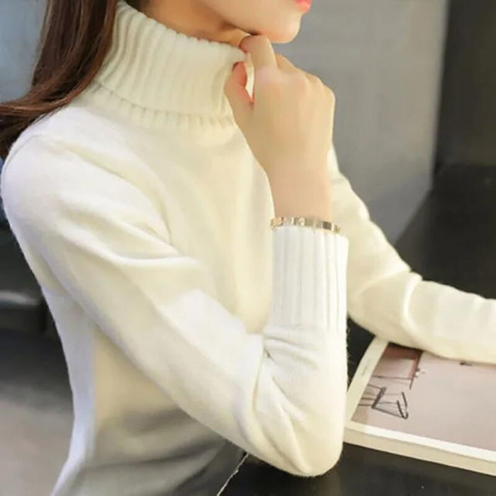 Turtleneck Trending Pullover Women's Sweater