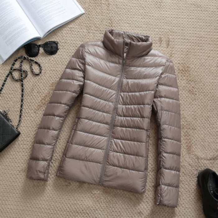 Slim Short Warm Jacket For Women