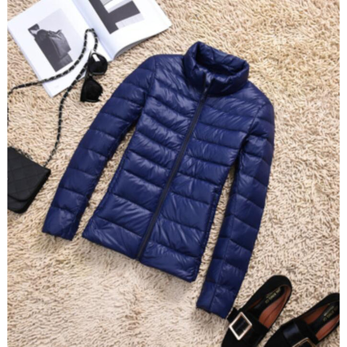 Slim Short Warm Jacket For Women