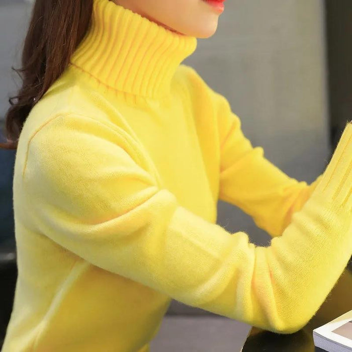 Turtleneck Trending Pullover Women's Sweater